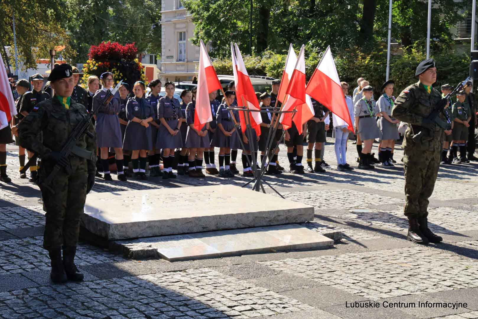 Uroczystości w Zielonej Górze upamiętniające rocznicę wybuchu II wojny światowej Fot. Dariusz Nowak