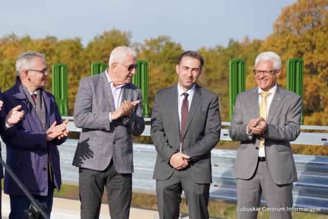 Oficjalne otwarcie mostu w Milsku