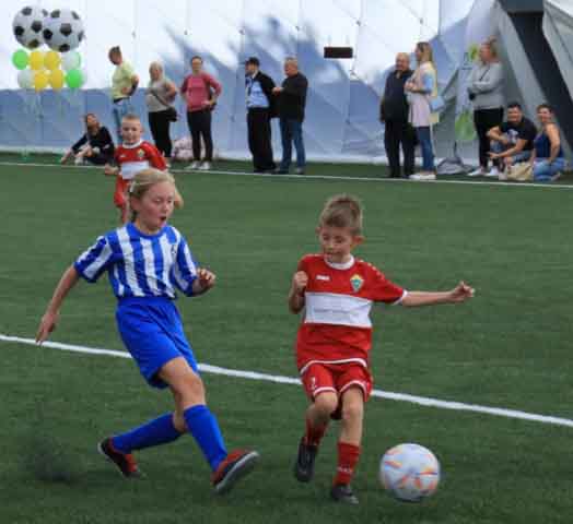 Otwarcie zadaszonego boiska piłkarskiego w Zielonej Górze