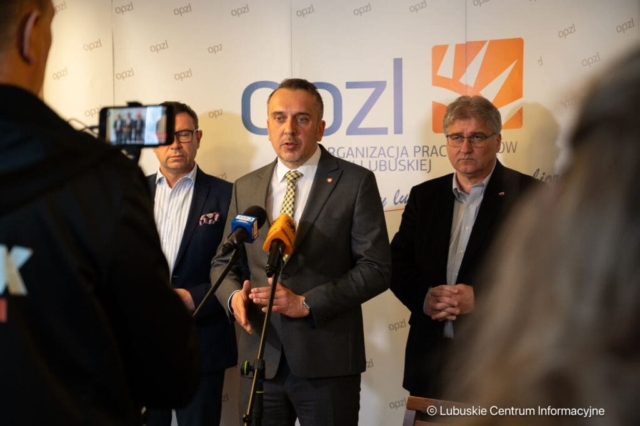Konferencja prasowa Marcina Pabierowskiego z OPZL. 12.04.2024