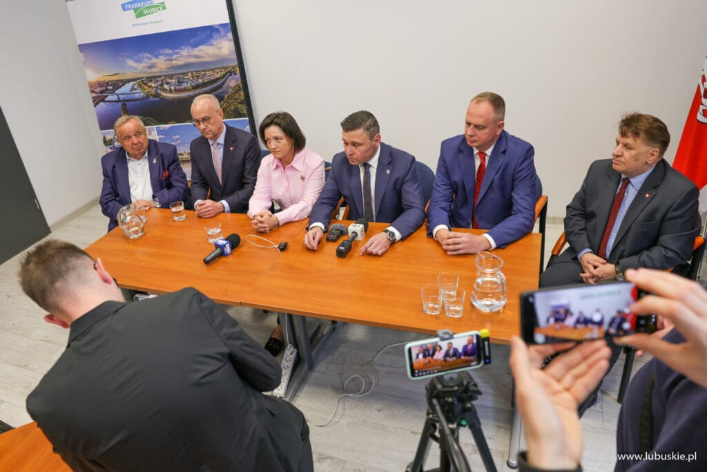 KONFERENCJA PRASOWA - PRACE NAD OBWODNICĄ SŁUBIC