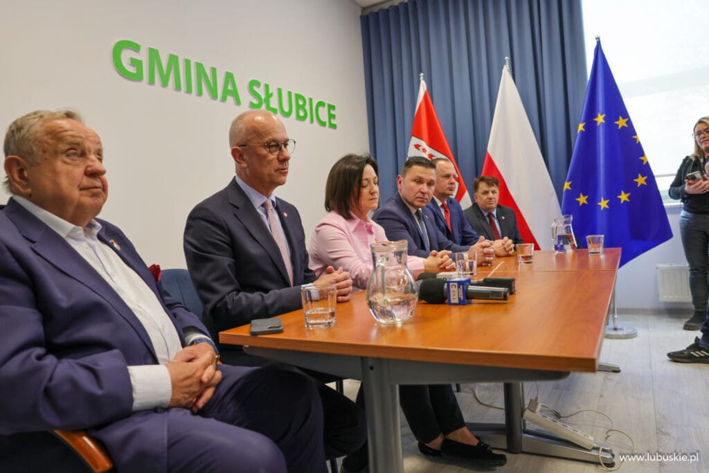 KONFERENCJA PRASOWA - PRACE NAD OBWODNICĄ SŁUBIC