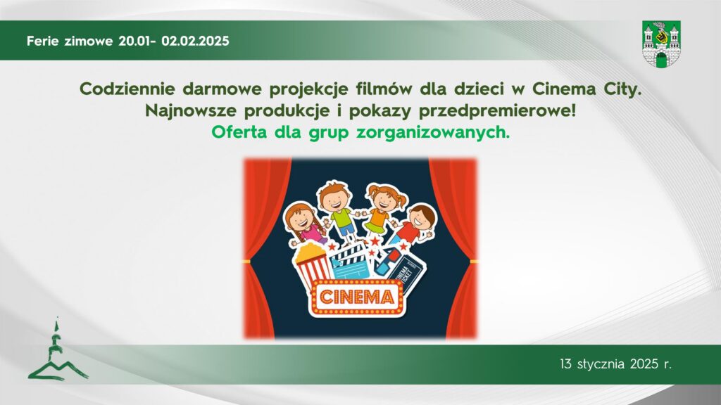 Ferie zimowe w Cinema City