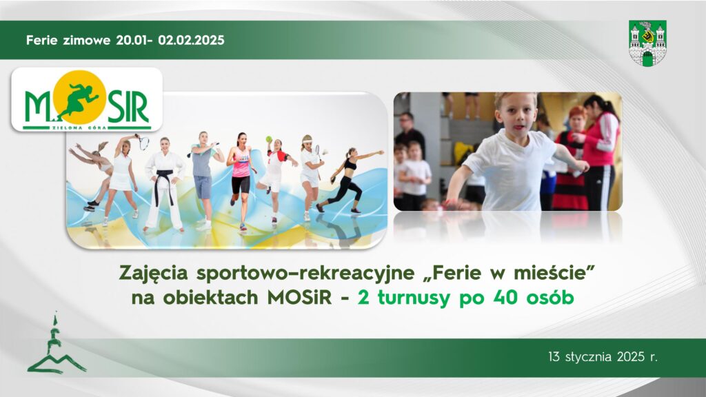 Ferie zimowe z MOSiR