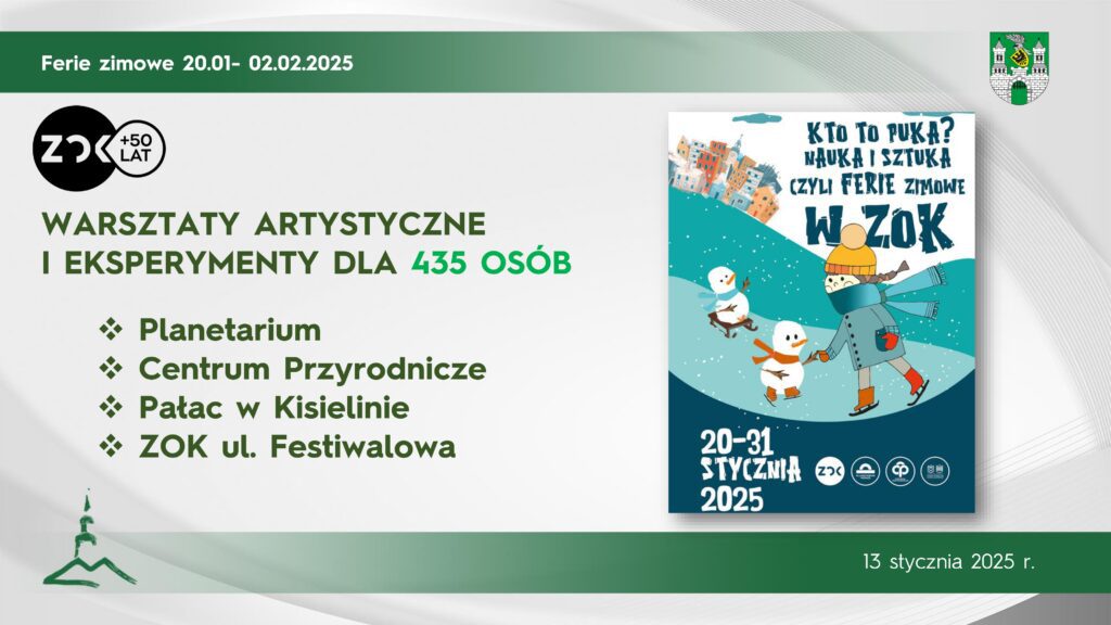 Ferie zimowe w ZOK