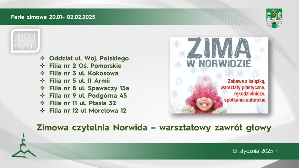 Ferie zimowe w Norwidzie