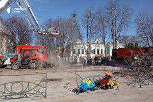 SUMY - partnerskie miasto Gorzowa po tragicznym ataku. Fot. UM Gorzowa Wlkp.