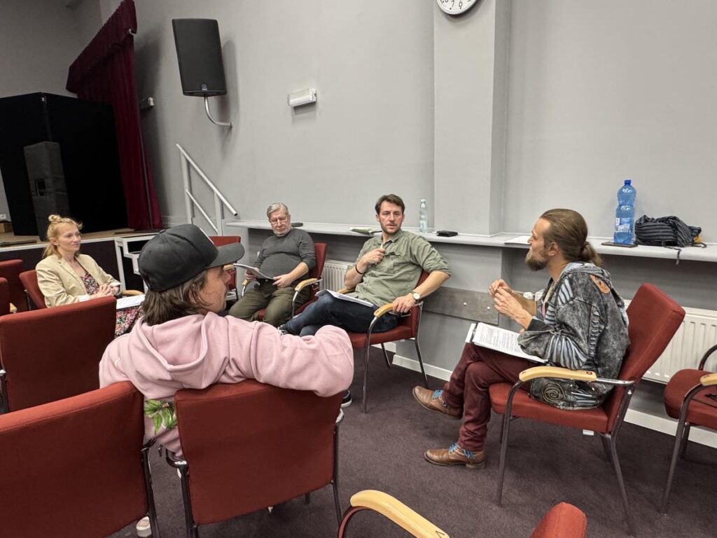 Próba przed najnowszą Czytelnią Dramatu