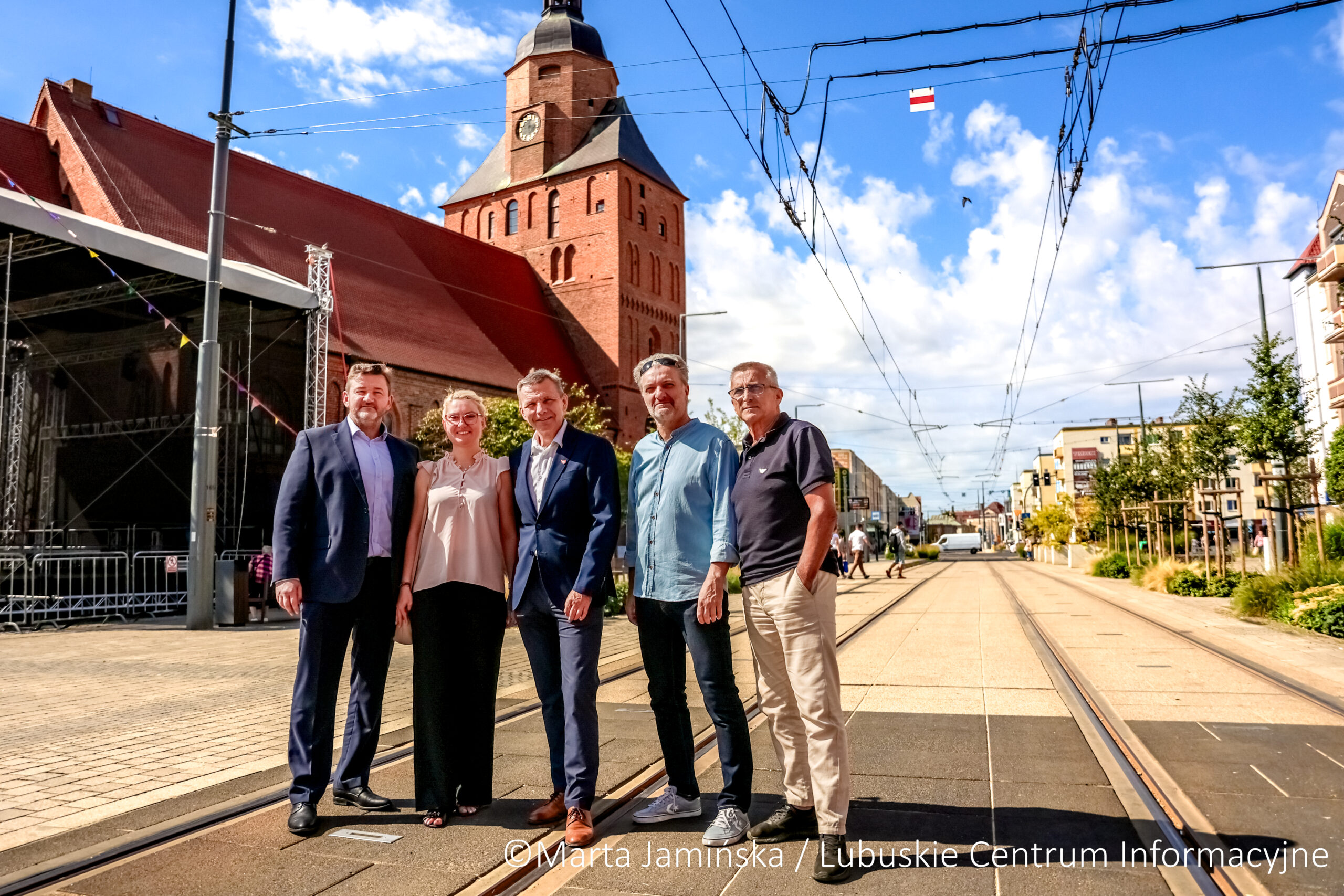 Radni PO na konferencji prasowej.