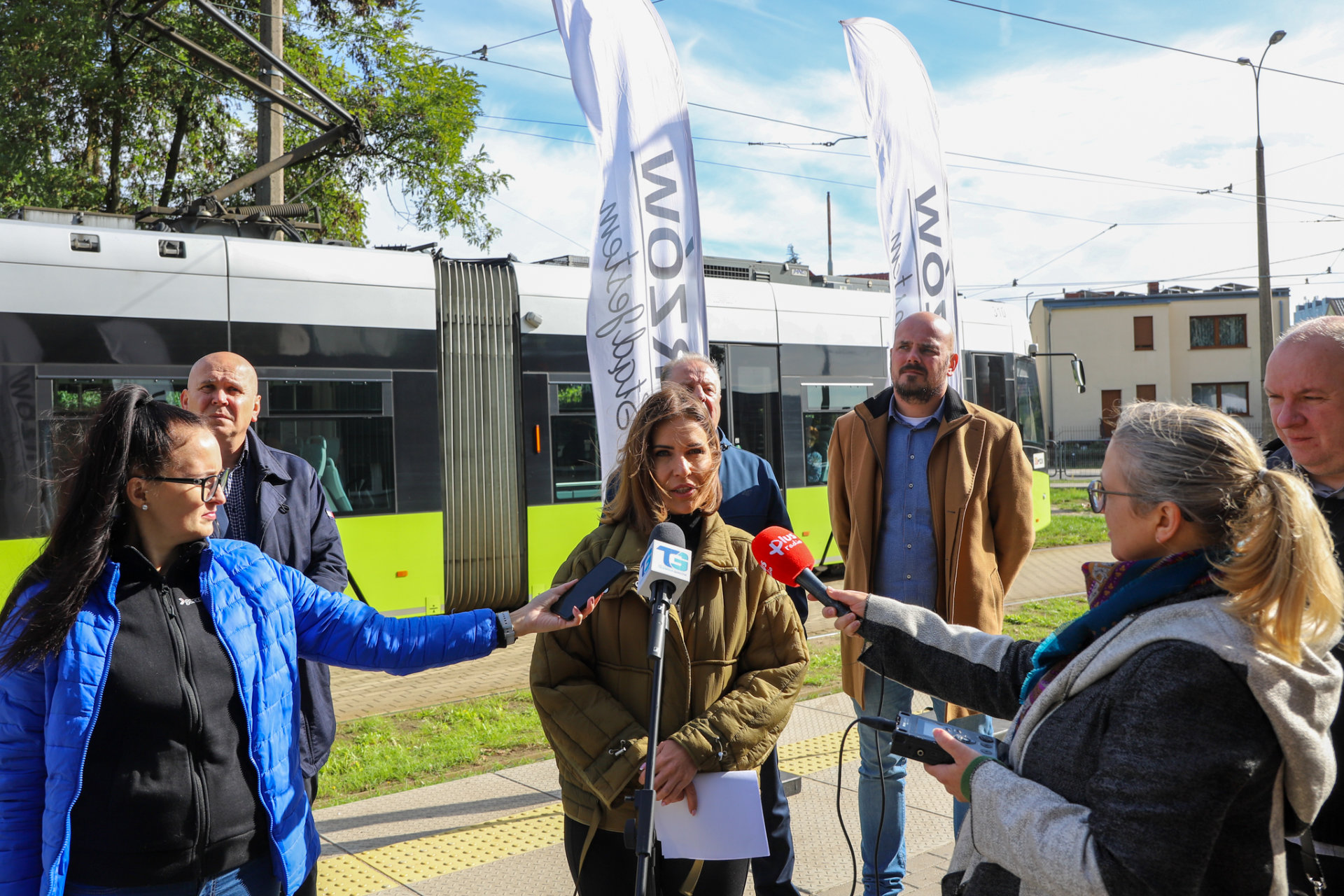 Konferencja prasowa w sprawie minibusów. Fot. UM Gorzowa Wlkp.