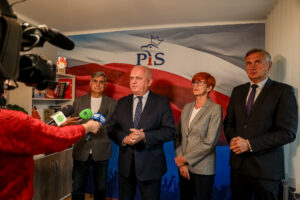 Konferencja prasowa działaczy PiS w Gorzowie