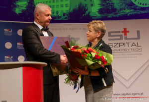 Dr Marek Działoszyński z Anną Chinalską