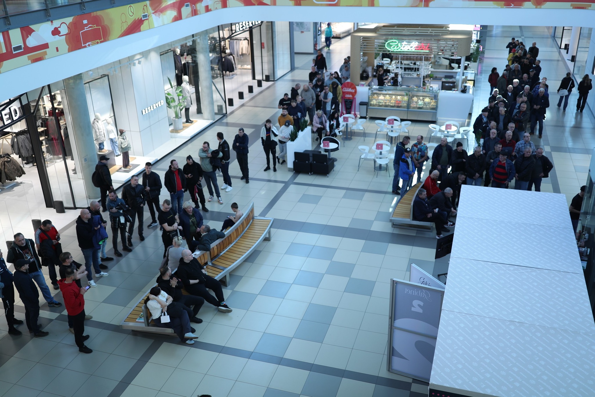 Kolejki do bezpłatnych badań w ramach akcji Movember w Gorzowie, 8 listopada 2025r. Fot. Fizjosport.