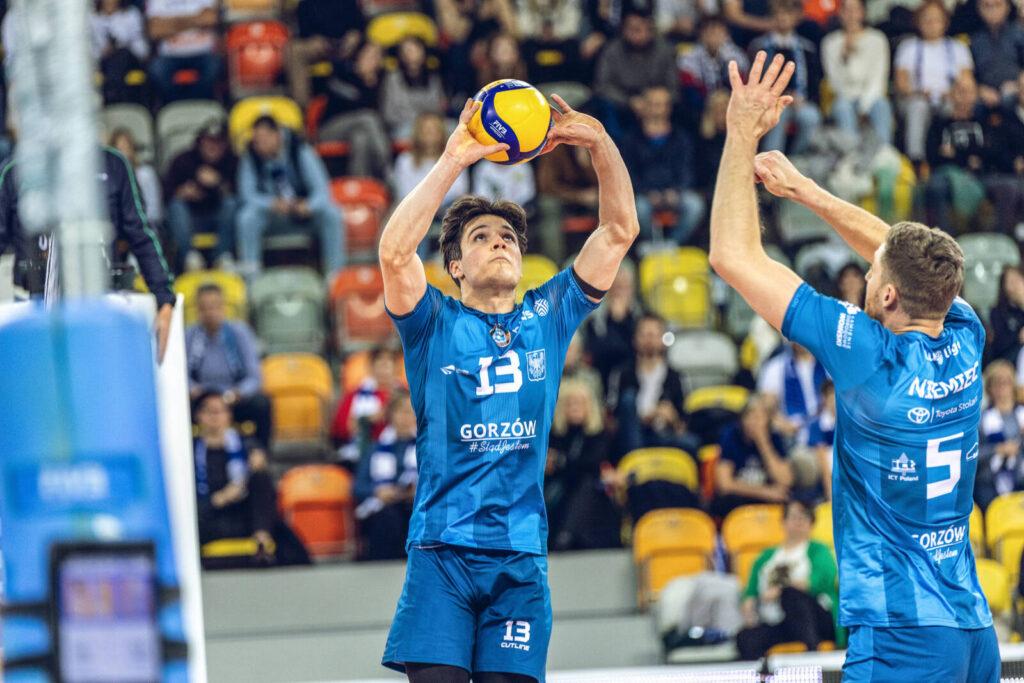 Rozgrywający Cuprum Stilonu Gorzów Mateusz Maciejewicz. fot.Marek Osuchowski