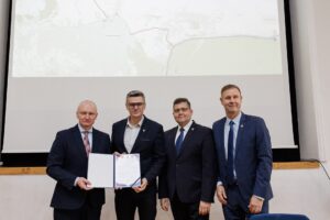 List intencyjny pomiędzy miastem Skwierzyna, Drezdenko oraz Gminą Santok w zakresie realizacji budowy ścieżki rowerowej po nasypie zlikwidowanej linii kolejowej, która łączy gminy.