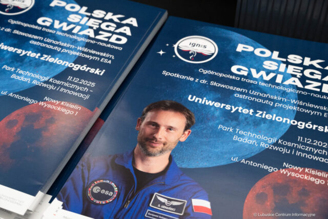 Sławosz Uznański-Wiśniewski w Zielonej Górze. 11.12.2025