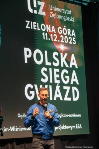 Sławosz Uznański-Wiśniewski w Zielonej Górze. 11.12.2025