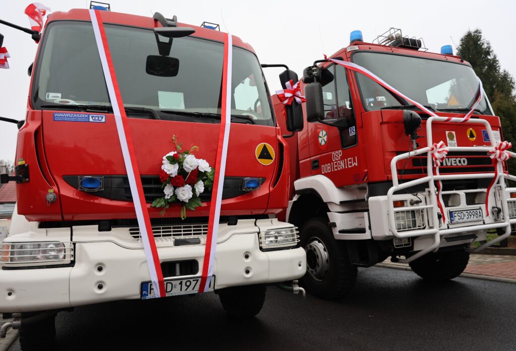 Wozy strażackie dla OSP Dobiegniew i OSP Słowin